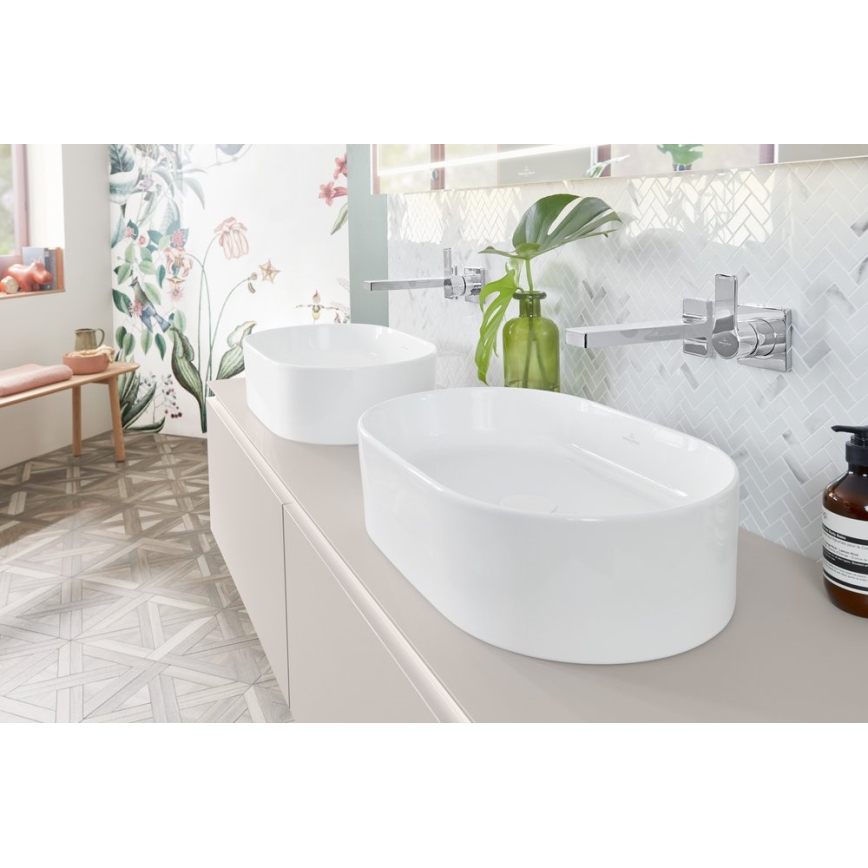 Villeroy & Boch 4A195601 - Lauale paigaldatav valamu COLLARO 56x36 cm keraamika/valge
