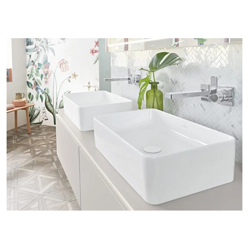 Villeroy & Boch 4A205601 - Lauale paigaldatav valamu COLLARO 56x36 cm keraamika/valge