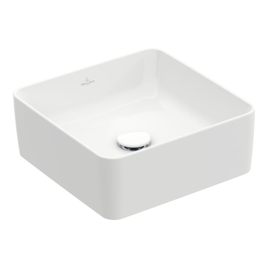 Villeroy & Boch 4A213801 - Lauaplaadile paigaldatav valamu COLLARO 38x38 cm keraamika/valge
