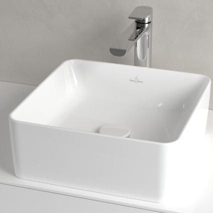 Villeroy & Boch 4A213801 - Lauaplaadile paigaldatav valamu COLLARO 38x38 cm keraamika/valge