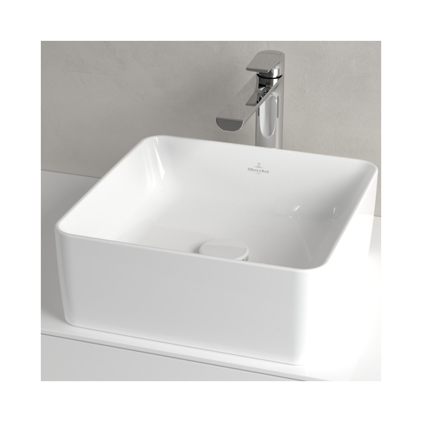 Villeroy & Boch 4A213801 - Lauaplaadile paigaldatav valamu COLLARO 38x38 cm keraamika/valge