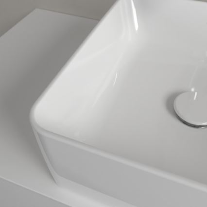 Villeroy & Boch 4A213801 - Lauaplaadile paigaldatav valamu COLLARO 38x38 cm keraamika/valge