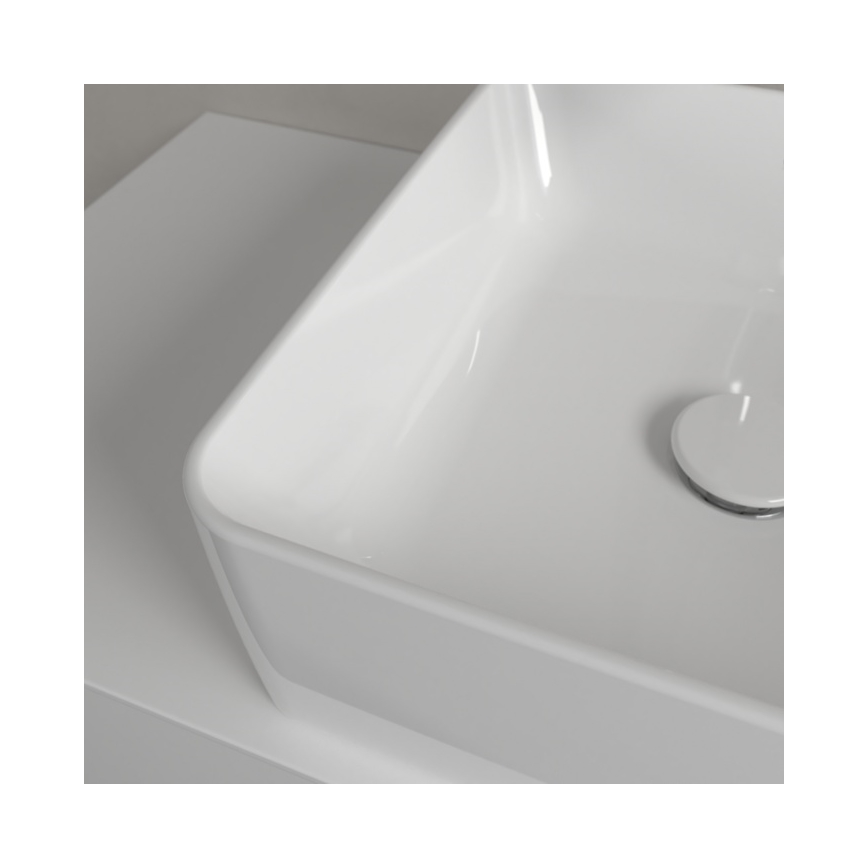 Villeroy & Boch 4A213801 - Lauaplaadile paigaldatav valamu COLLARO 38x38 cm keraamika/valge
