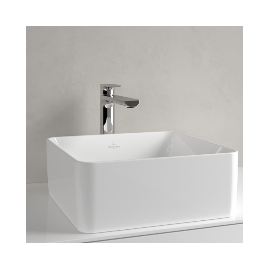 Villeroy & Boch 4A213801 - Lauaplaadile paigaldatav valamu COLLARO 38x38 cm keraamika/valge