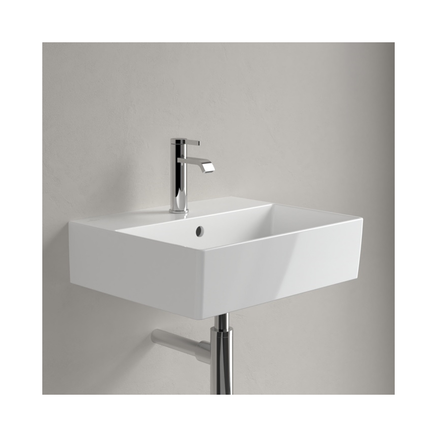 Villeroy & Boch 4A225G01 - MEMENTO 50 x 42 cm, seinale kinnitatav või lauapinnale paigaldatav valamu, keraamika/valge