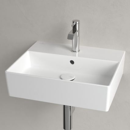 Villeroy & Boch 4A225G01 - MEMENTO 50 x 42 cm, seinale kinnitatav või lauapinnale paigaldatav valamu, keraamika/valge