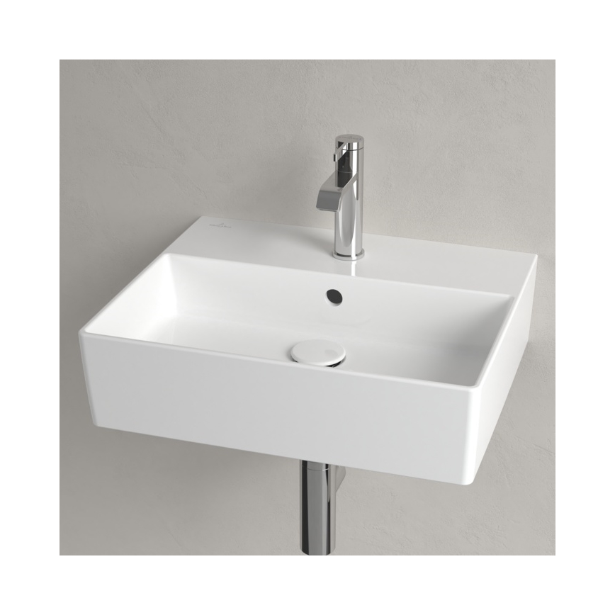 Villeroy & Boch 4A225G01 - MEMENTO 50 x 42 cm, seinale kinnitatav või lauapinnale paigaldatav valamu, keraamika/valge