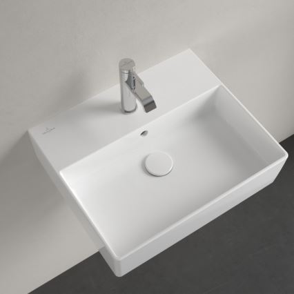 Villeroy & Boch 4A225G01 - MEMENTO 50 x 42 cm, seinale kinnitatav või lauapinnale paigaldatav valamu, keraamika/valge