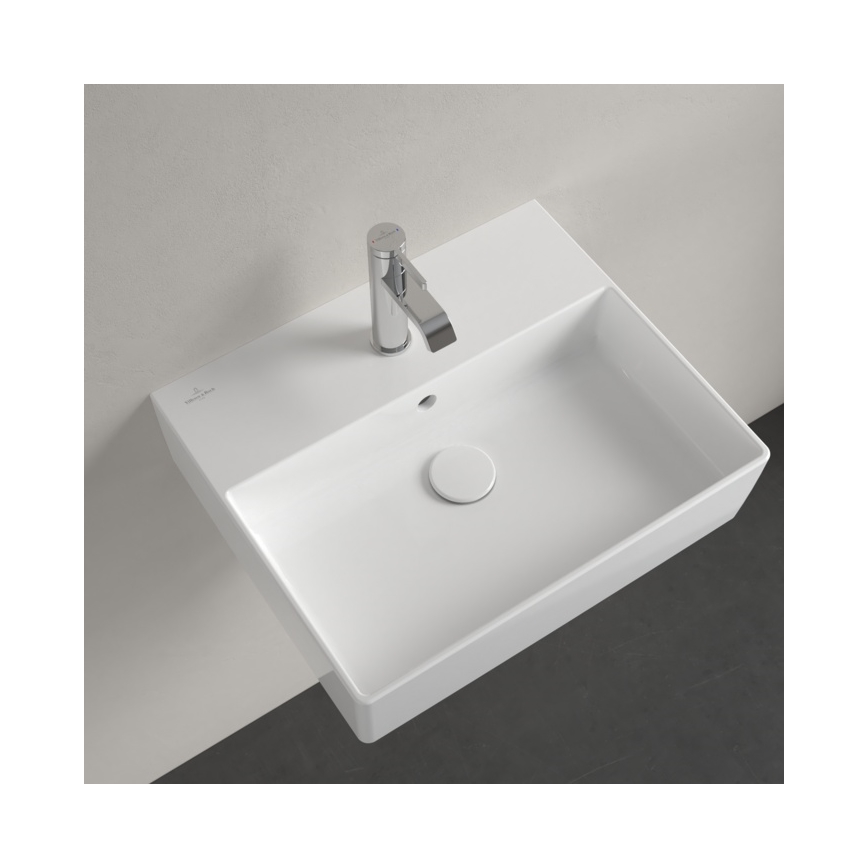 Villeroy & Boch 4A225G01 - MEMENTO 50 x 42 cm, seinale kinnitatav või lauapinnale paigaldatav valamu, keraamika/valge