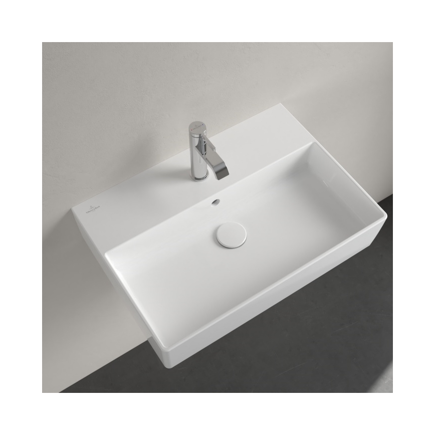 Villeroy & Boch 4A226G01 - seinale kinnitatav või tööpinnale paigaldatav MEMENTO valamu 60x42 cm, keraamika/valge