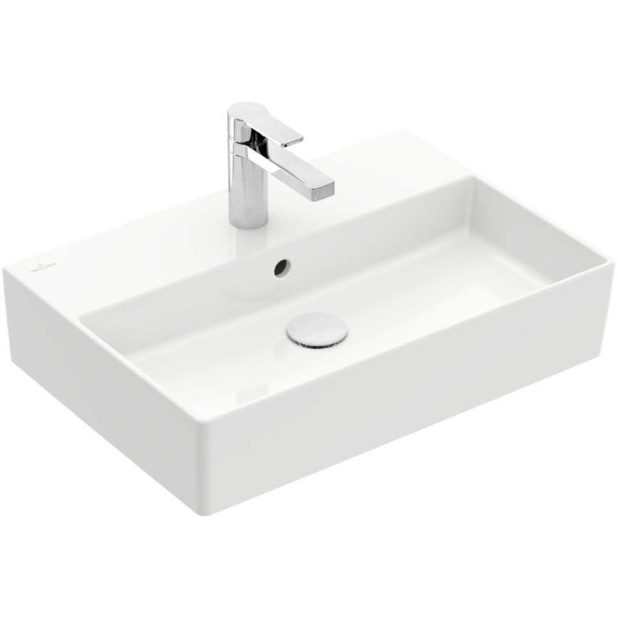 Villeroy & Boch 4A226G01 - seinale kinnitatav või tööpinnale paigaldatav MEMENTO valamu 60x42 cm, keraamika/valge