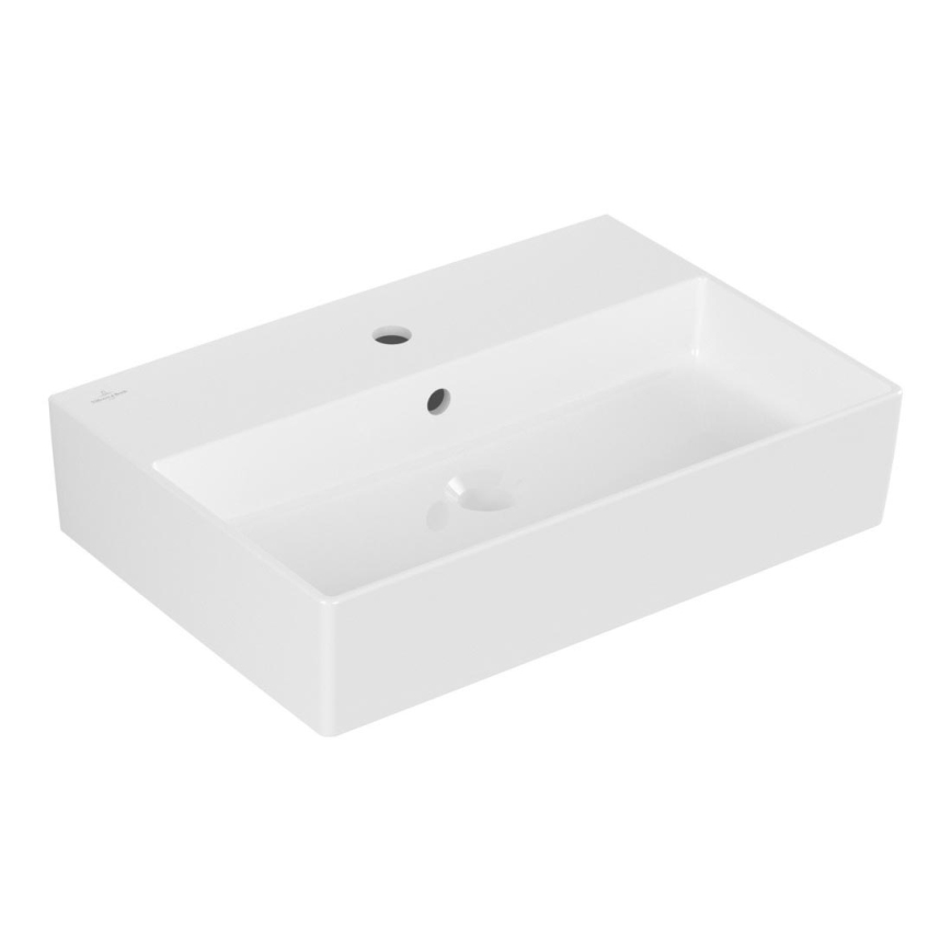 Villeroy & Boch 4A226G01 - seinale kinnitatav või tööpinnale paigaldatav MEMENTO valamu 60x42 cm, keraamika/valge