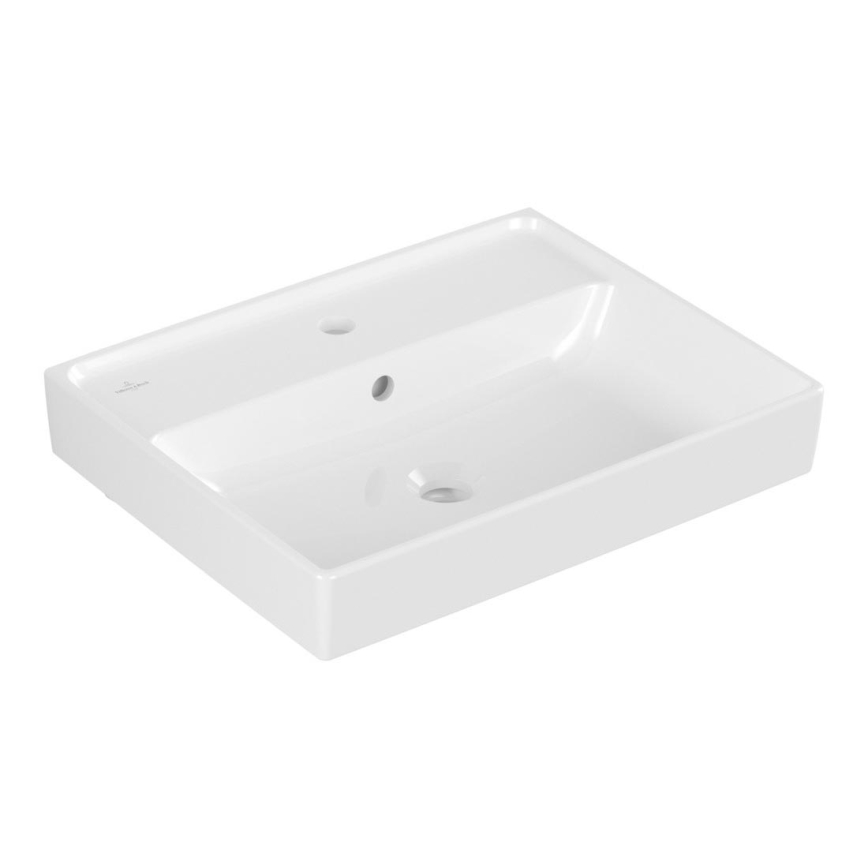 Villeroy & Boch 4A335501 - Seinale paigaldatav valamu COLLARO 55x44 cm keraamiline/valge