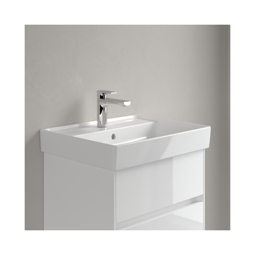 Villeroy & Boch 4A335501 - Seinale paigaldatav valamu COLLARO 55x44 cm keraamiline/valge