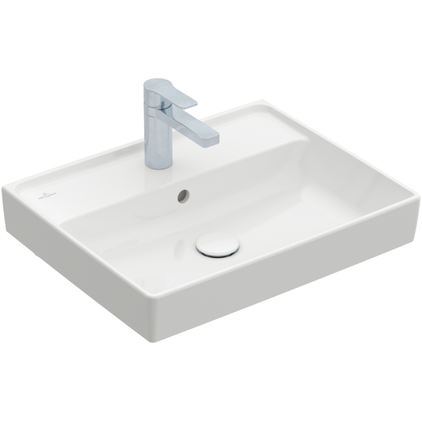 Villeroy & Boch 4A335501 - Seinale paigaldatav valamu COLLARO 55x44 cm keraamiline/valge