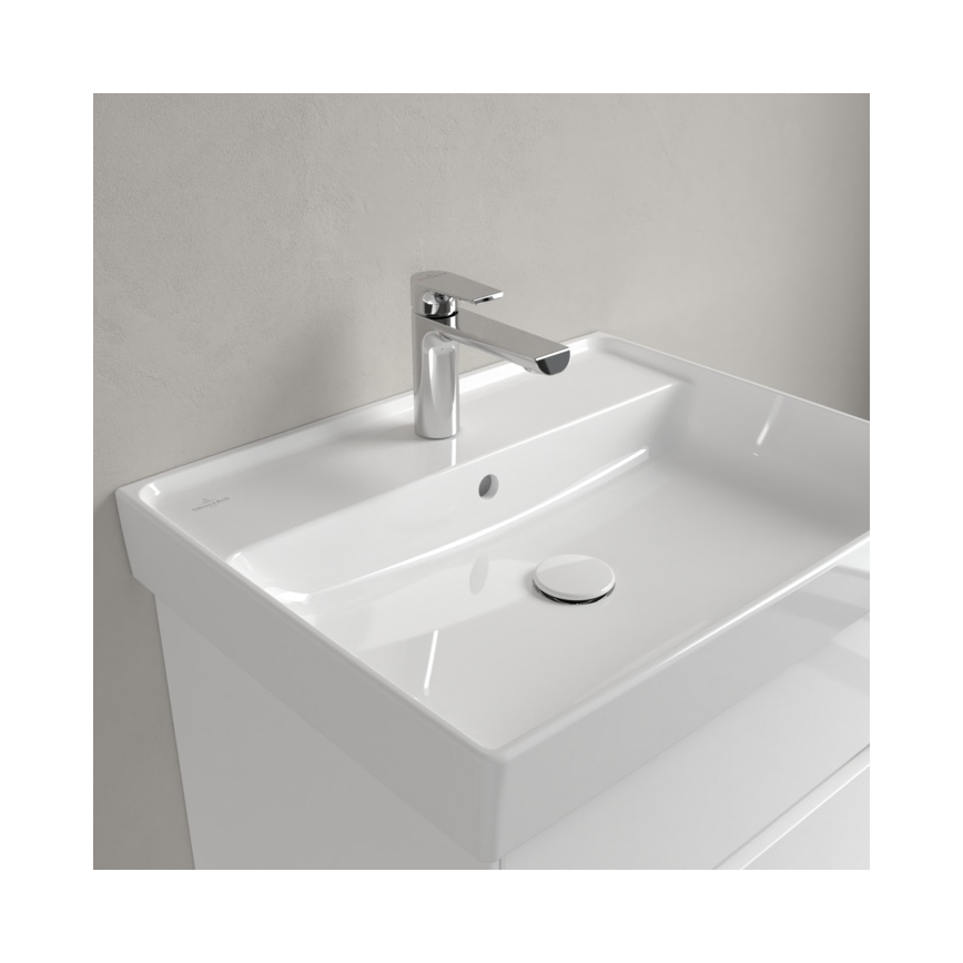 Villeroy & Boch 4A336001 - Seinale kinnitatav valamu COLLARO 60x47 cm keraamika/valge