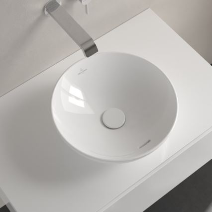 Villeroy & Boch 4A450001 - Lauale asetatav valamu LOOP&FRIENDS Ø 38 cm keraamika/valge