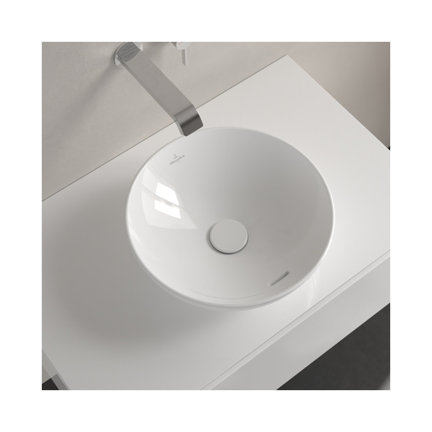 Villeroy & Boch 4A450001 - Lauale asetatav valamu LOOP&FRIENDS Ø 38 cm keraamika/valge