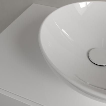 Villeroy & Boch 4A450001 - Lauale asetatav valamu LOOP&FRIENDS Ø 38 cm keraamika/valge