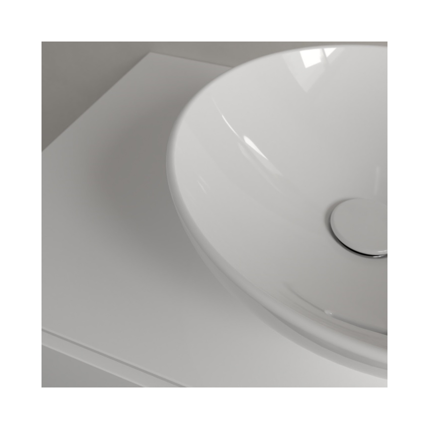 Villeroy & Boch 4A450001 - Lauale asetatav valamu LOOP&FRIENDS Ø 38 cm keraamika/valge