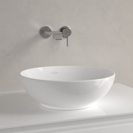 Villeroy & Boch 4A450001 - Lauale asetatav valamu LOOP&FRIENDS Ø 38 cm keraamika/valge