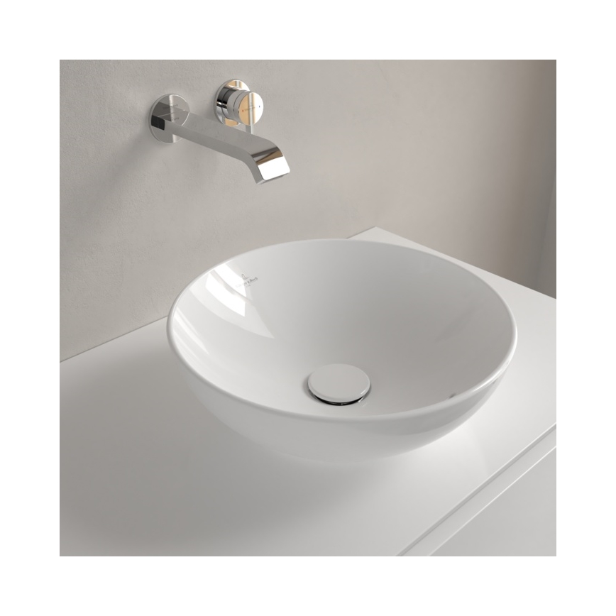 Villeroy & Boch 4A450001 - Lauale asetatav valamu LOOP&FRIENDS Ø 38 cm keraamika/valge