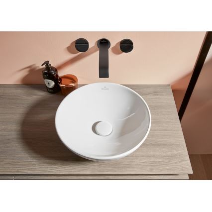 Villeroy & Boch 4A450001 - Lauale asetatav valamu LOOP&FRIENDS Ø 38 cm keraamika/valge