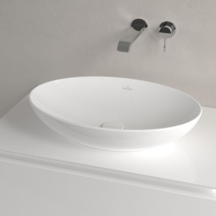 Villeroy & Boch 4A470001 - Lauaplaadile paigaldatav valamu LOOP&FRIENDS 56x38 cm keraamika/valge