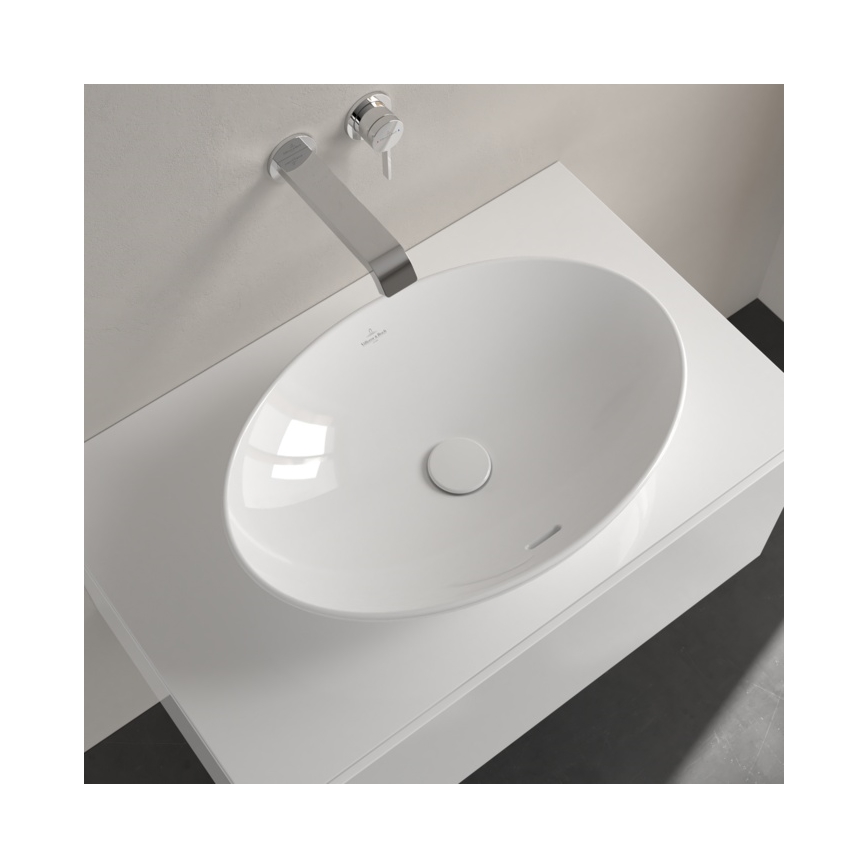 Villeroy & Boch 4A470001 - Lauaplaadile paigaldatav valamu LOOP&FRIENDS 56x38 cm keraamika/valge