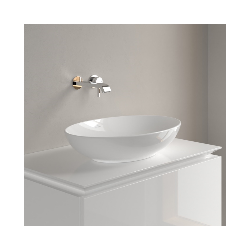 Villeroy & Boch 4A4701R1 - Töötasapinnale paigaldatav valamu LOOP&FRIENDS 56x38 cm keraamika/valge
