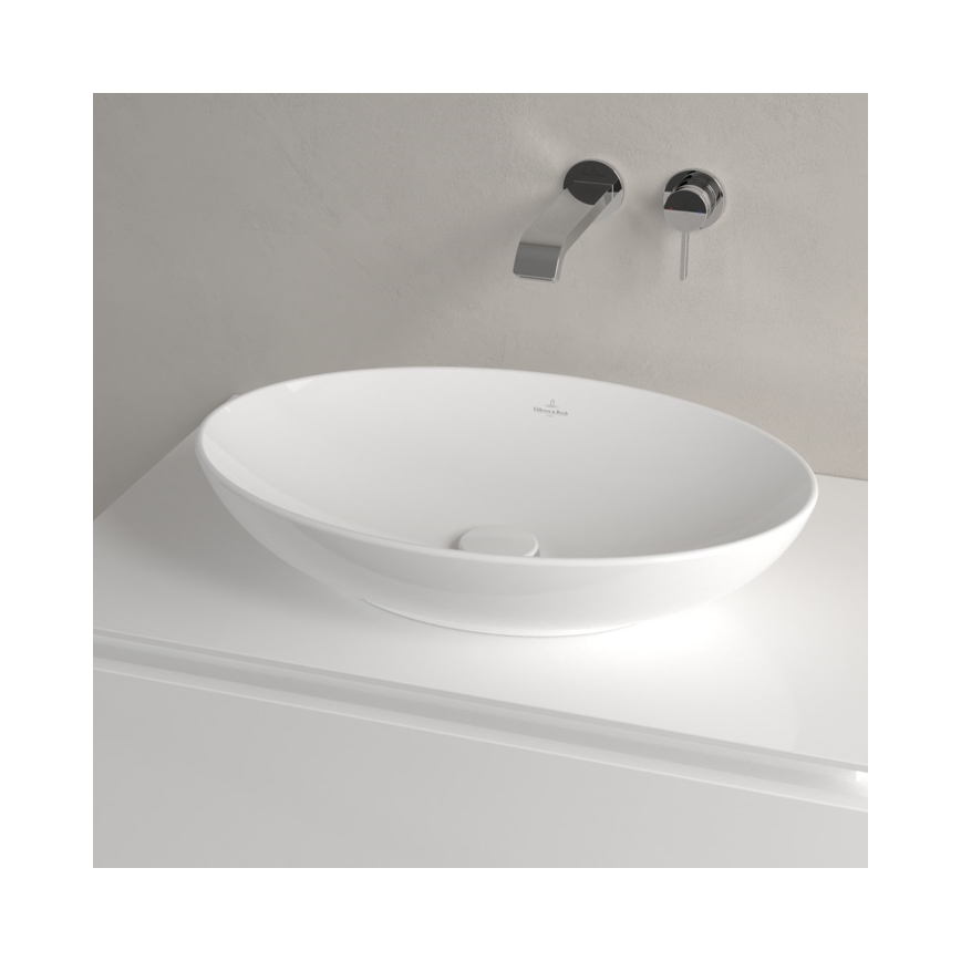 Villeroy & Boch 4A4701R1 - Töötasapinnale paigaldatav valamu LOOP&FRIENDS 56x38 cm keraamika/valge