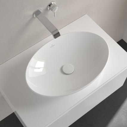 Villeroy & Boch 4A4701R1 - Töötasapinnale paigaldatav valamu LOOP&FRIENDS 56x38 cm keraamika/valge