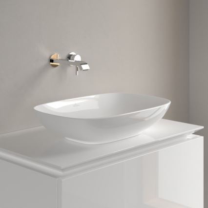 Villeroy & Boch 4A490001 - lauale paigaldatav valamu LOOP&FRIENDS 56x38 cm keraamika/valge