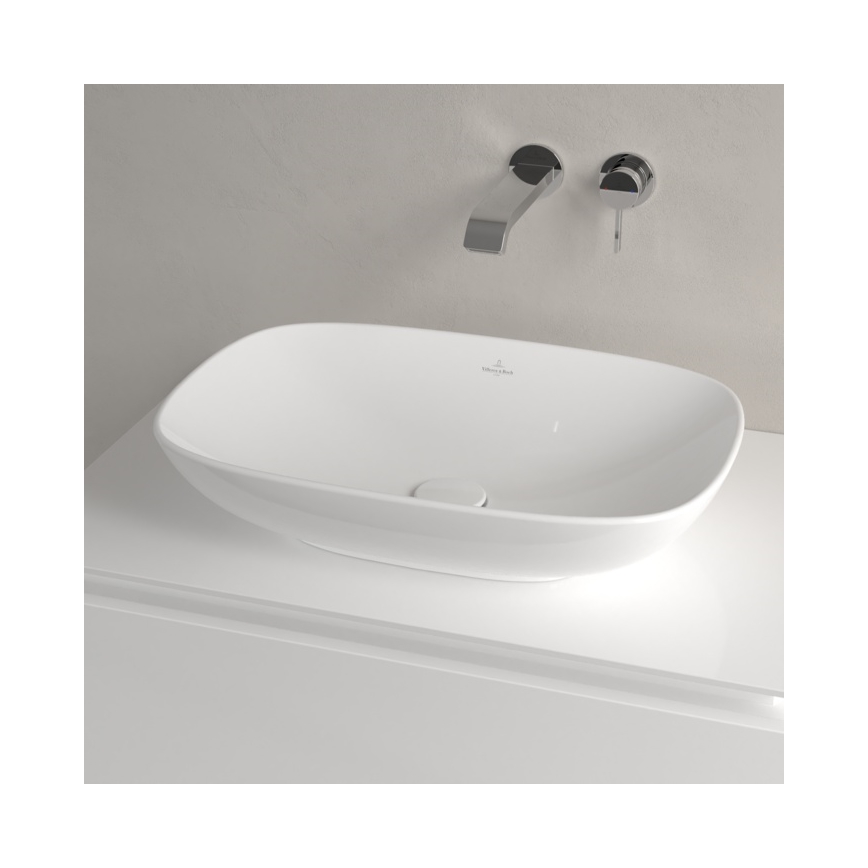 Villeroy & Boch 4A490001 - lauale paigaldatav valamu LOOP&FRIENDS 56x38 cm keraamika/valge