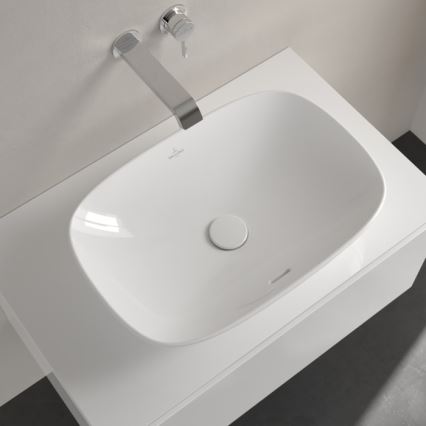Villeroy & Boch 4A490001 - lauale paigaldatav valamu LOOP&FRIENDS 56x38 cm keraamika/valge