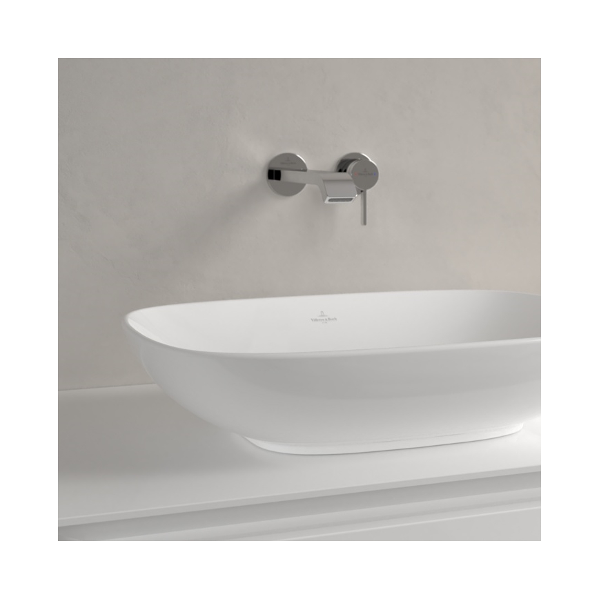 Villeroy & Boch 4A490001 - lauale paigaldatav valamu LOOP&FRIENDS 56x38 cm keraamika/valge