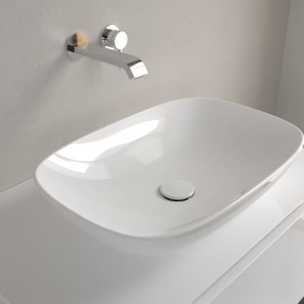 Villeroy & Boch 4A490001 - lauale paigaldatav valamu LOOP&FRIENDS 56x38 cm keraamika/valge