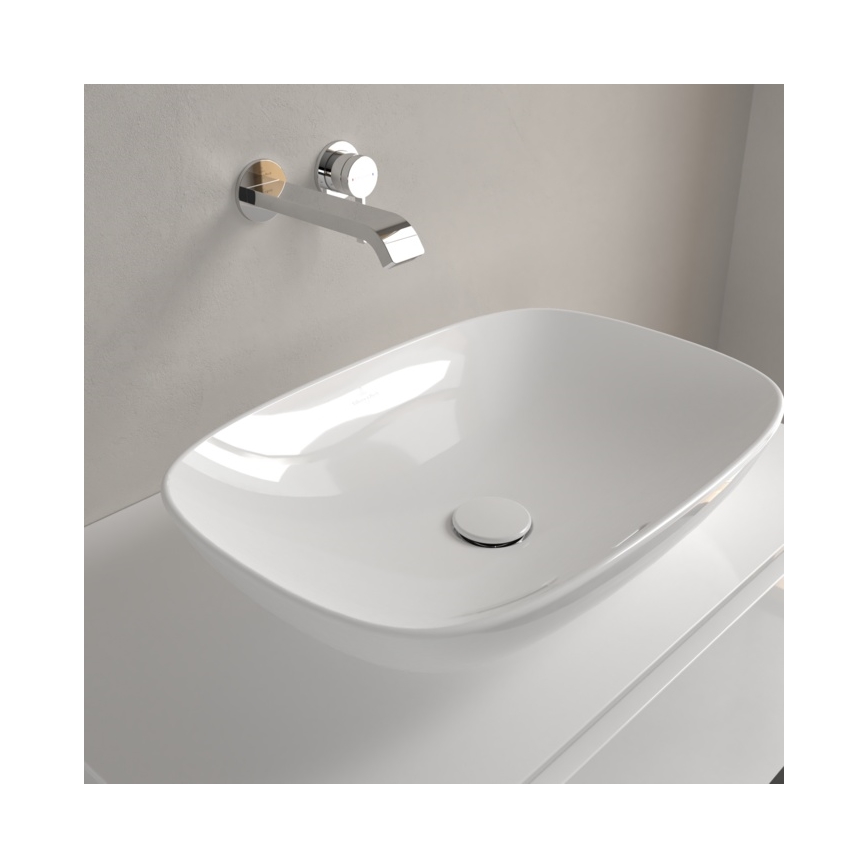 Villeroy & Boch 4A490001 - lauale paigaldatav valamu LOOP&FRIENDS 56x38 cm keraamika/valge