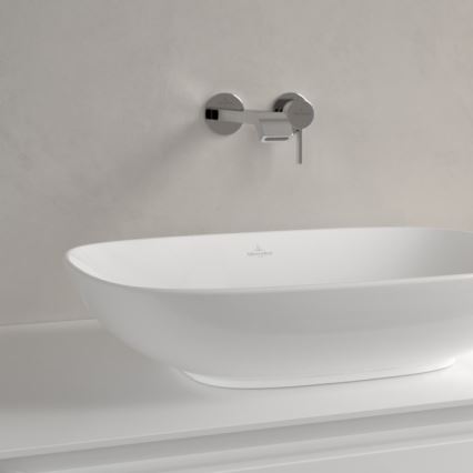 Villeroy & Boch 4A490101 - LOOP&FRIENDS lauaplaadile paigaldatav valamu 56x38 cm, keraamika/valge