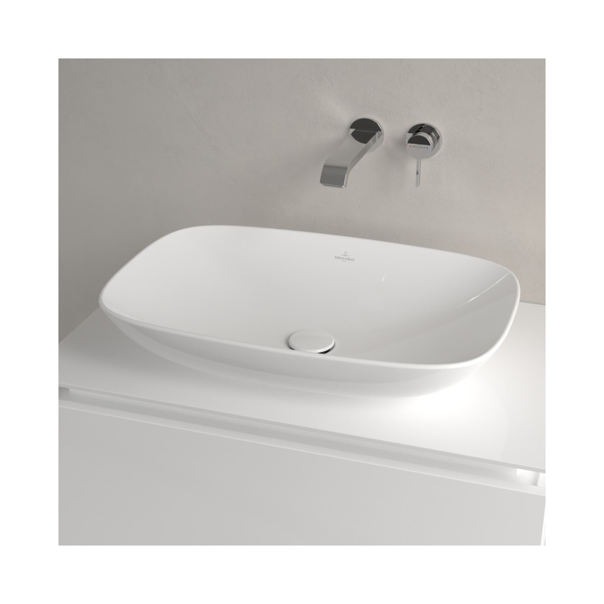 Villeroy & Boch 4A500001 - Lauale paigaldatav valamu LOOP&FRIENDS 62x42 cm keraamika/valge