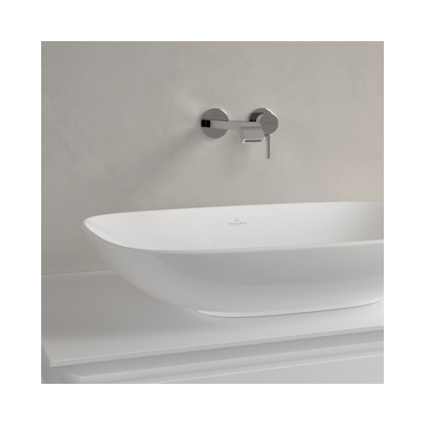 Villeroy & Boch 4A500001 - Lauale paigaldatav valamu LOOP&FRIENDS 62x42 cm keraamika/valge