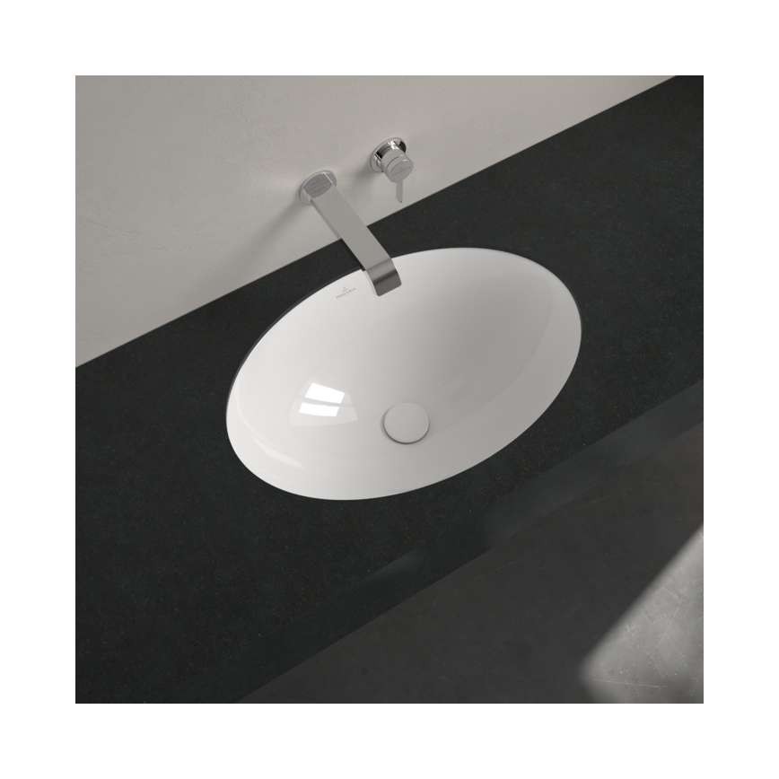 Villeroy & Boch 4A550001 - Süvistatav valamu LOOP&FRIENDS 56x38 cm keraamika/valge