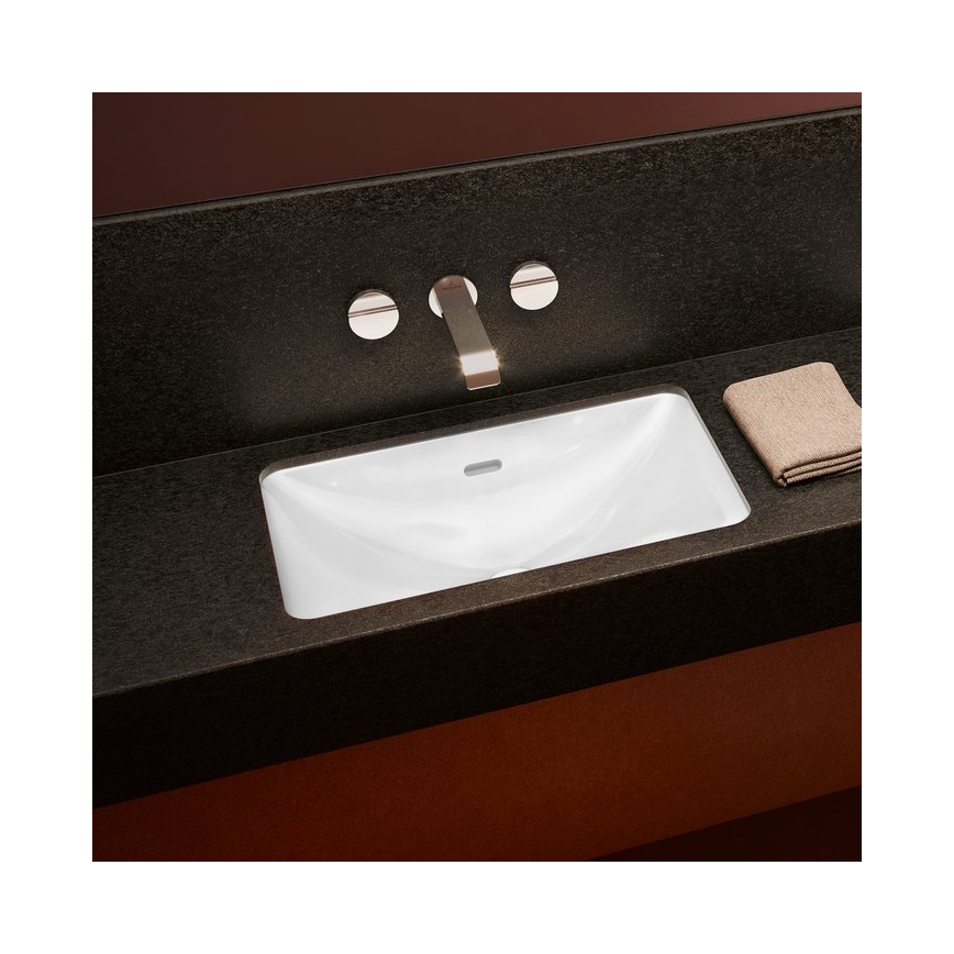 Villeroy & Boch 4A570001 - Lauapinna alla paigaldatav valamu LOOP&FRIENDS 54x34 cm keraamika/valge