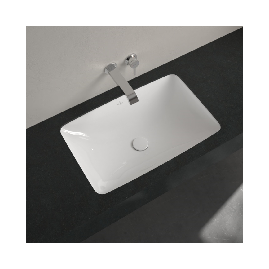 Villeroy & Boch 4A580001 - Sisseehitatav valamu LOOP&FRIENDS 61,5x38 cm keraamika/valge