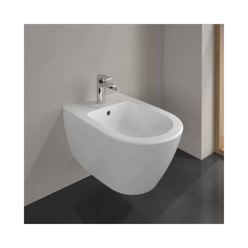 Villeroy & Boch 540000R1 - Seinale kinnitatav bidee SUBWAY 2.0 37x56,5 cm keraamika/valge