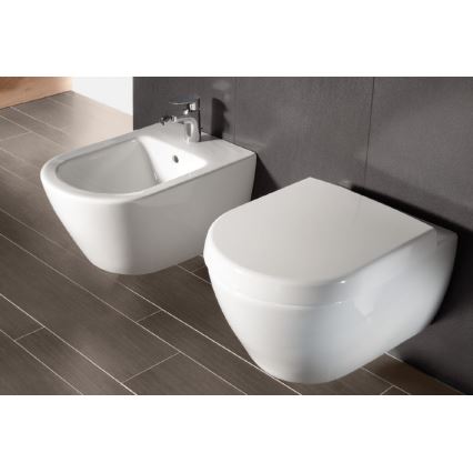Villeroy & Boch 540000R1 - Seinale kinnitatav bidee SUBWAY 2.0 37x56,5 cm keraamika/valge