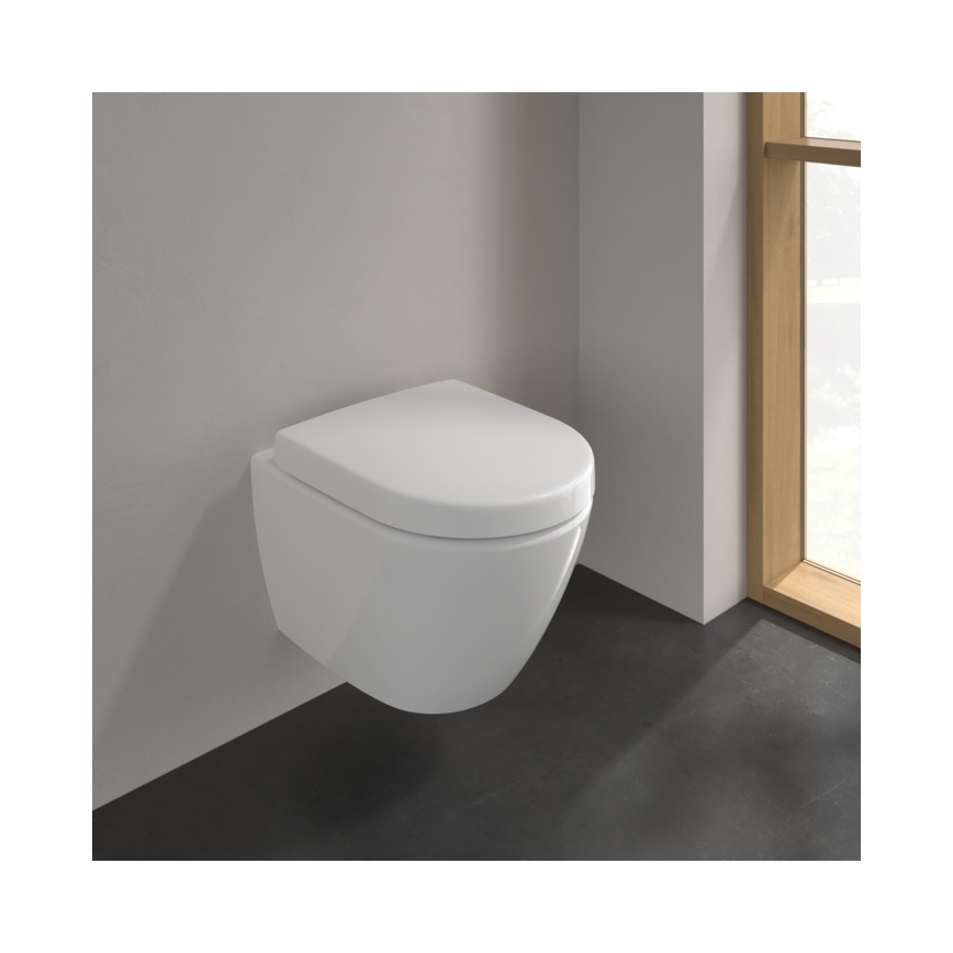 Villeroy & Boch 5606R0R1 - Seinakinnitusega WC-pott SUBWAY 2.0 keraamika/valge