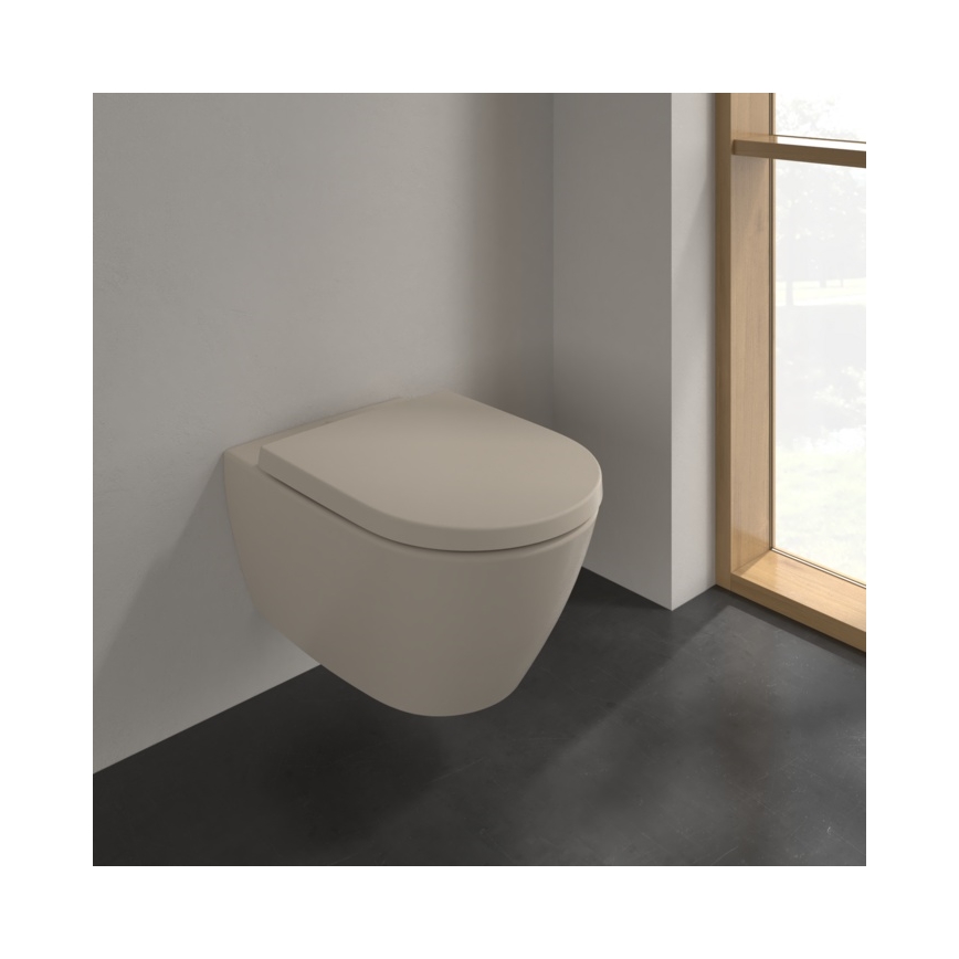 Villeroy & Boch 5614R0AM - Riputatav WC SUBWAY 2.0 keraamika/beež