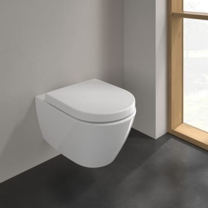 Villeroy & Boch 5614R0R1 - Seinakinnitusega WC-pott SUBWAY 2.0 keraamika/valge