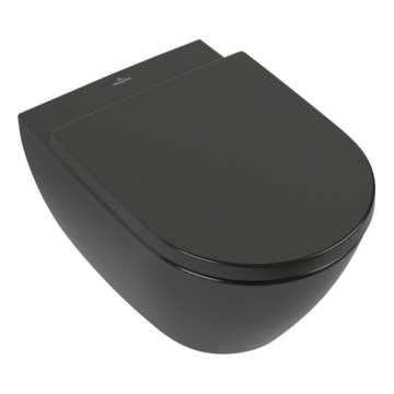 Villeroy & Boch 5614R0R7 - Seinakinnitusega WC SUBWAY keraamika/must